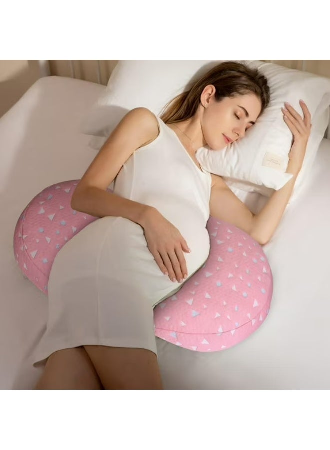 Mycey Macy's Pregnancy Body Pillow - White and Red - Image 5