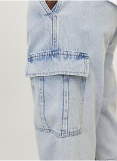 JACK & JONES High Rise Loose Fit Cargo Jeans  - Image 3