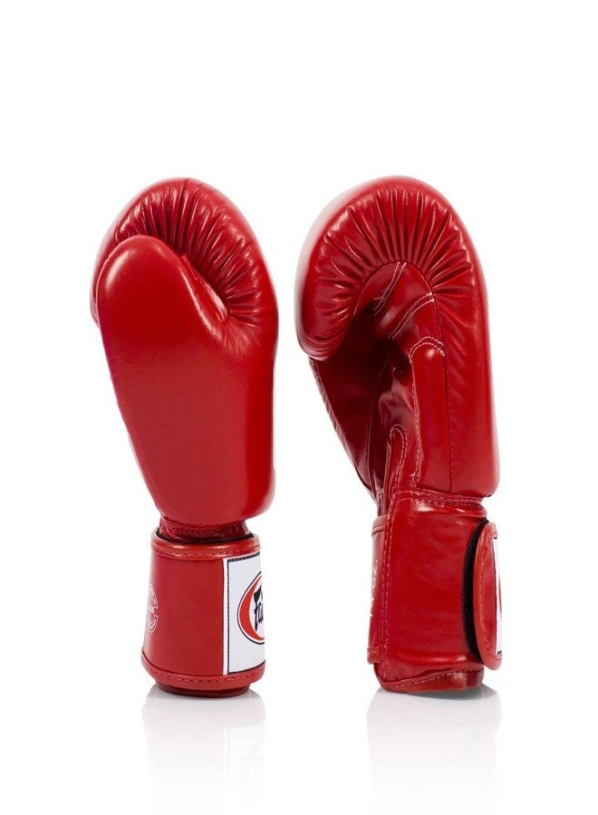 Fairtex BGV19 Deluxe Tight-Fit Gloves (Red, 12 oz) - Image 5