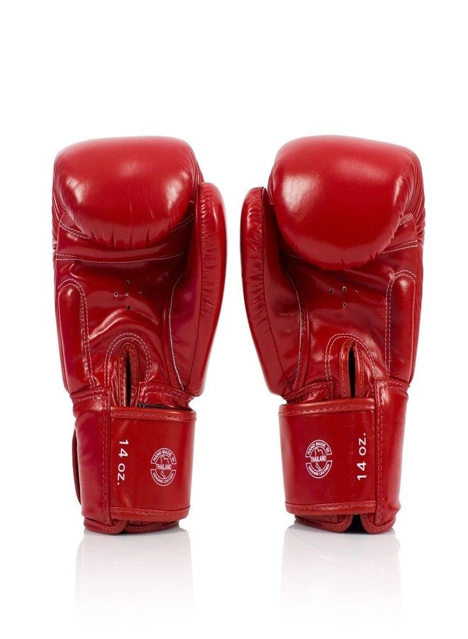 Fairtex BGV19 Deluxe Tight-Fit Gloves (Red, 12 oz) - Image 2