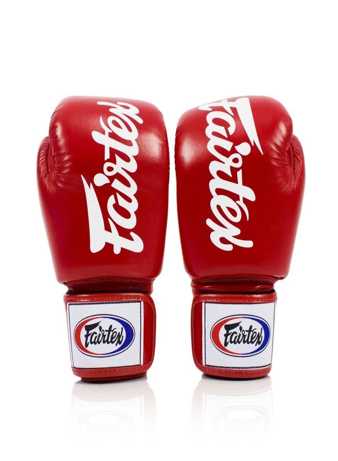 Fairtex BGV19 Deluxe Tight-Fit Gloves (Red, 12 oz) - Image 4