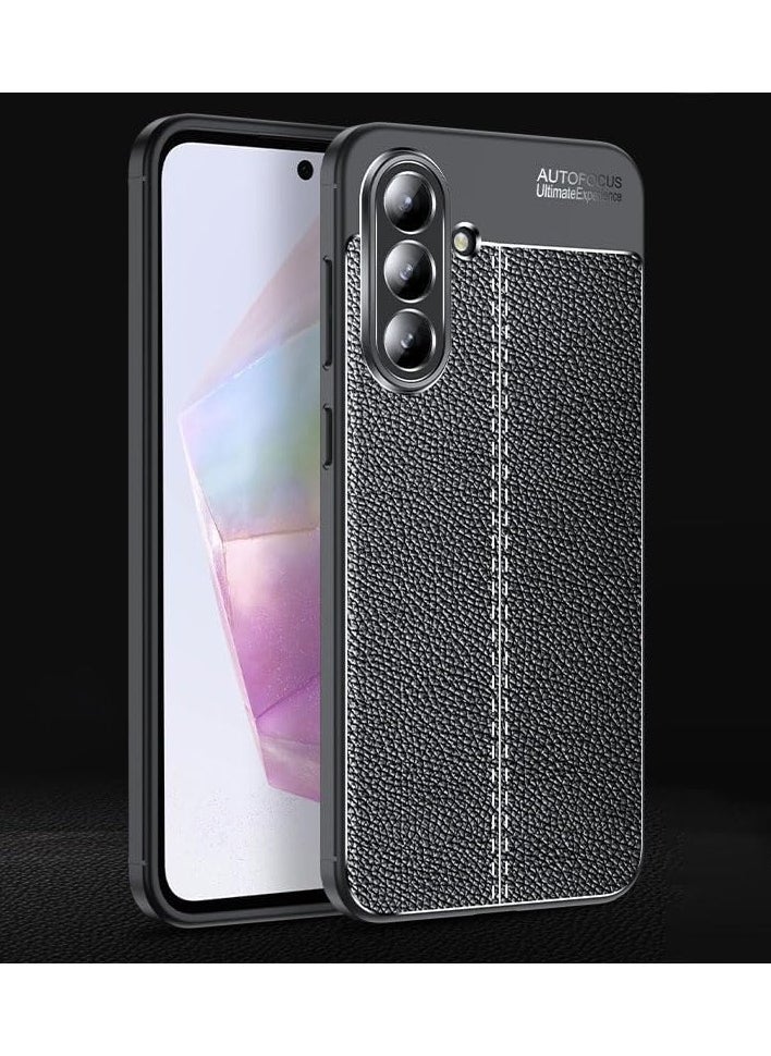 أوتو فوكس - جراب حمايه سيليكون تصميم2 مقاوم للصدمات حمايه للكاميرا متوافق مع Samsung Galaxy A36 (اسود) - Image 1