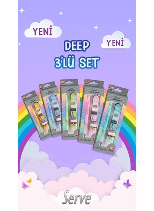 Serve Deep 3-Piece School Set Yellow  - Image 3