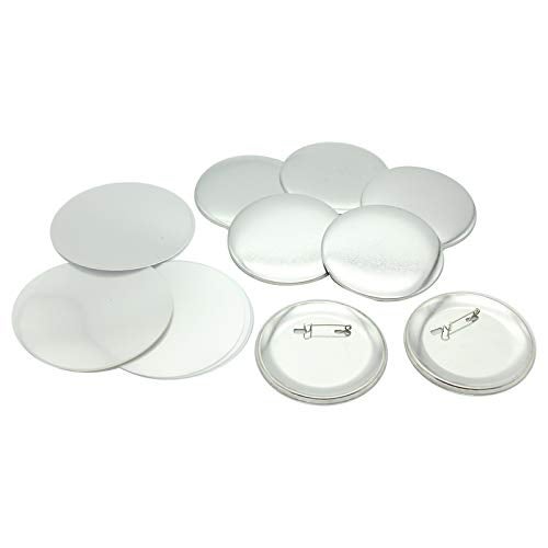 ChiButtons 75mm Metal Pin Badge Round [Metric System] (100 Sets) - Image 1