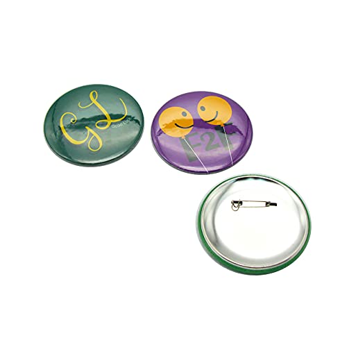 ChiButtons 75mm Metal Pin Badge Round [Metric System] (100 Sets) - Image 4