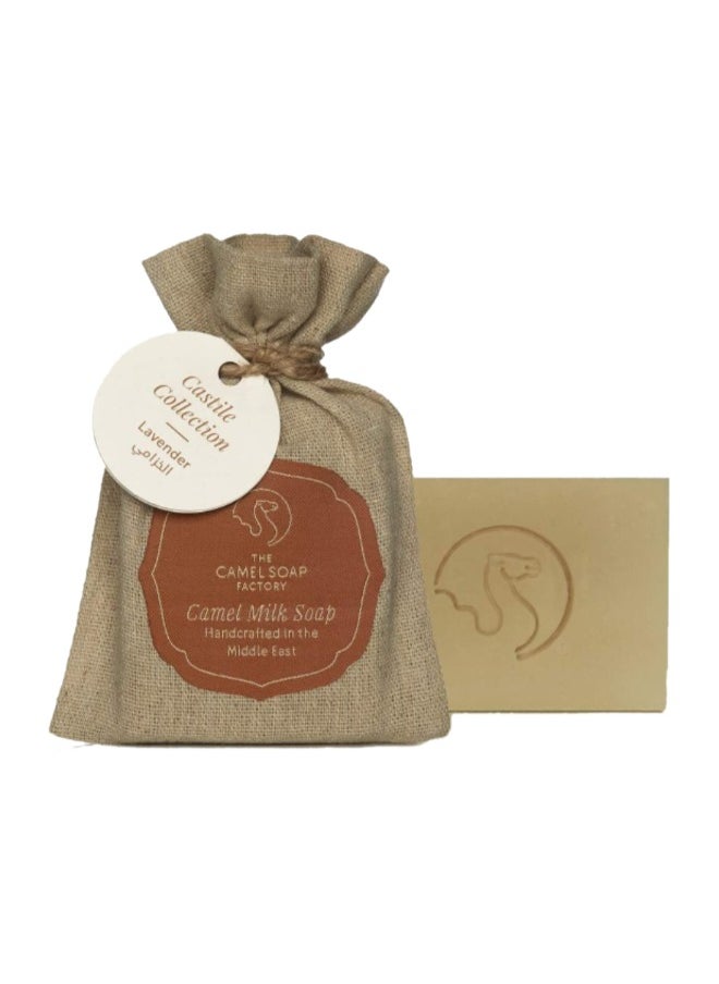 The Camel Soap Factory - Lavender Castile Soap Bar 95g - Image 1
