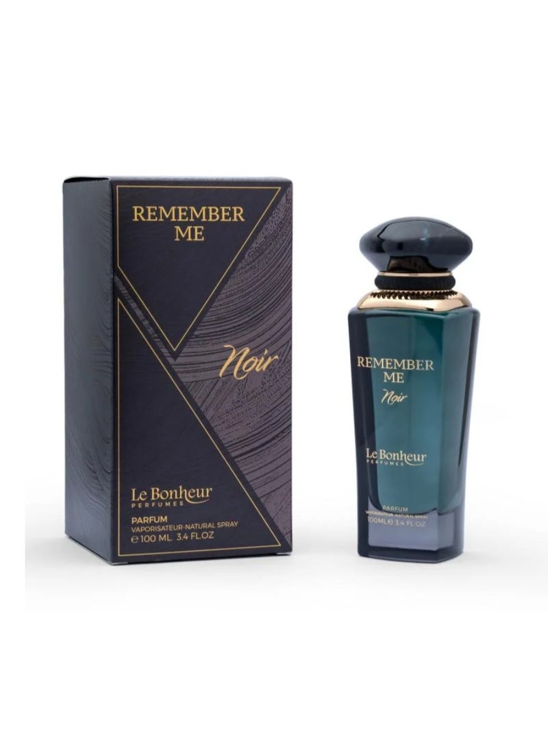 Le Bonheur Remember Me Noir For Men Parfum 100ml - Image 1