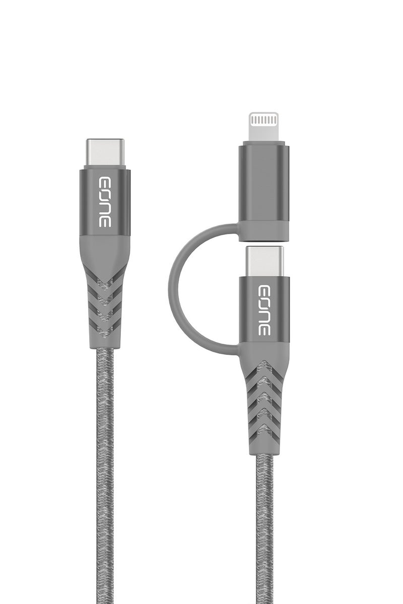 Eone Apple-Certified 2-in-1 Fast Charging Cable – Dual Charging Power in One Sleek Design - Image 1