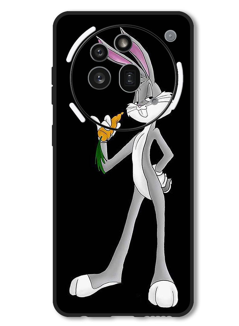 Theodor Case Compatible with Nothing Phone 3a Pro Protection Shockproof Bumper Cover Rabbit - Image 1