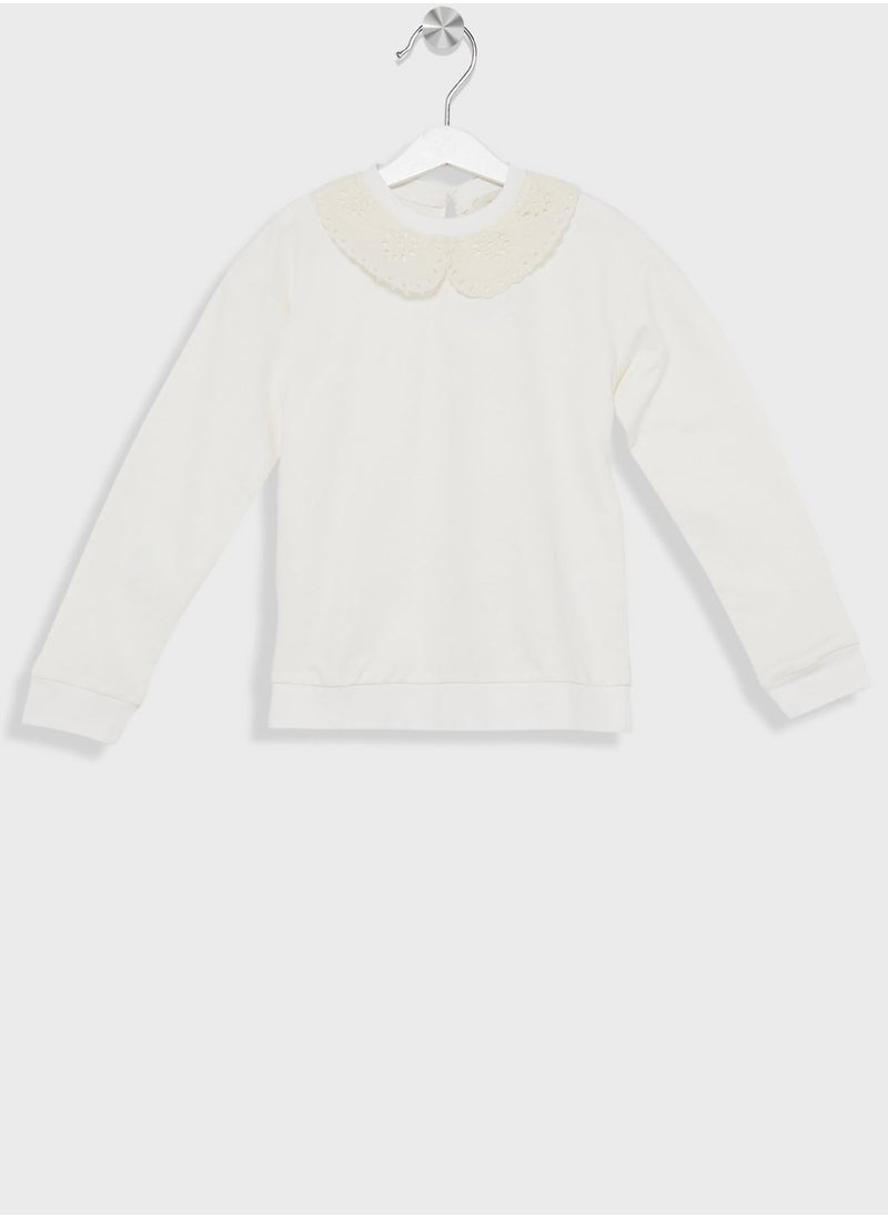 JUNE - Kids Lace Sweatshirt - Image 1