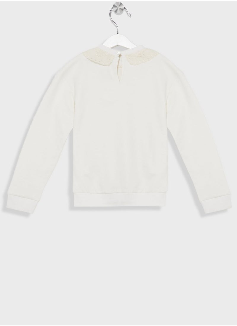 JUNE - Kids Lace Sweatshirt - Image 1