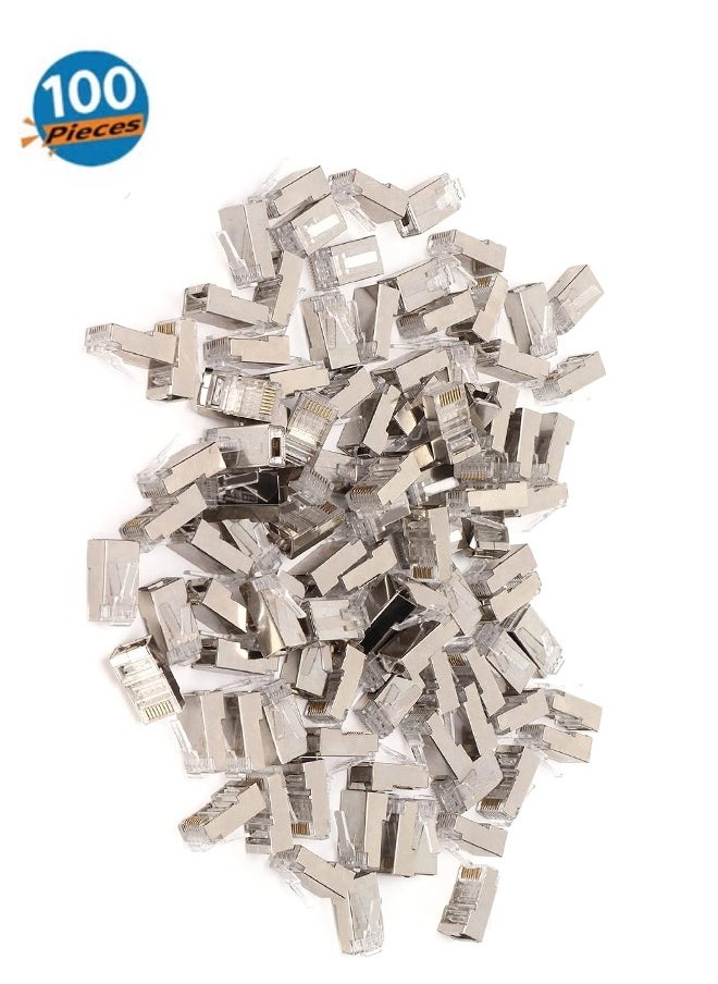 Taimi 100-Piece RJ45 Modular Connectors Set steel  - Image 1