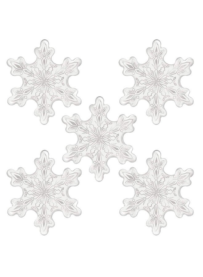 CYMYLAR 5Pcs 36Inch Snowflake Balloonswinter Theme Birthday Party Decerations Supplierwinter Flower For Ice Snow Activity Party Decorations  - Image 1