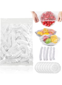 EPURETO EPURETO 100pcs Fresh Keeping Bags Food CoversReusable Elastic Food Storage Covers Plastic Sealing Elastic Stretch Bowl Lids Universal Kitchen Wrap Seal Caps 100pcs  - Image 3