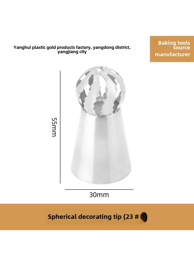 Generic Direct 304 Stainless Steel Piping Nozzle Torch Head Piping Nozzle Baking Tools-Color:23#  - Image 1