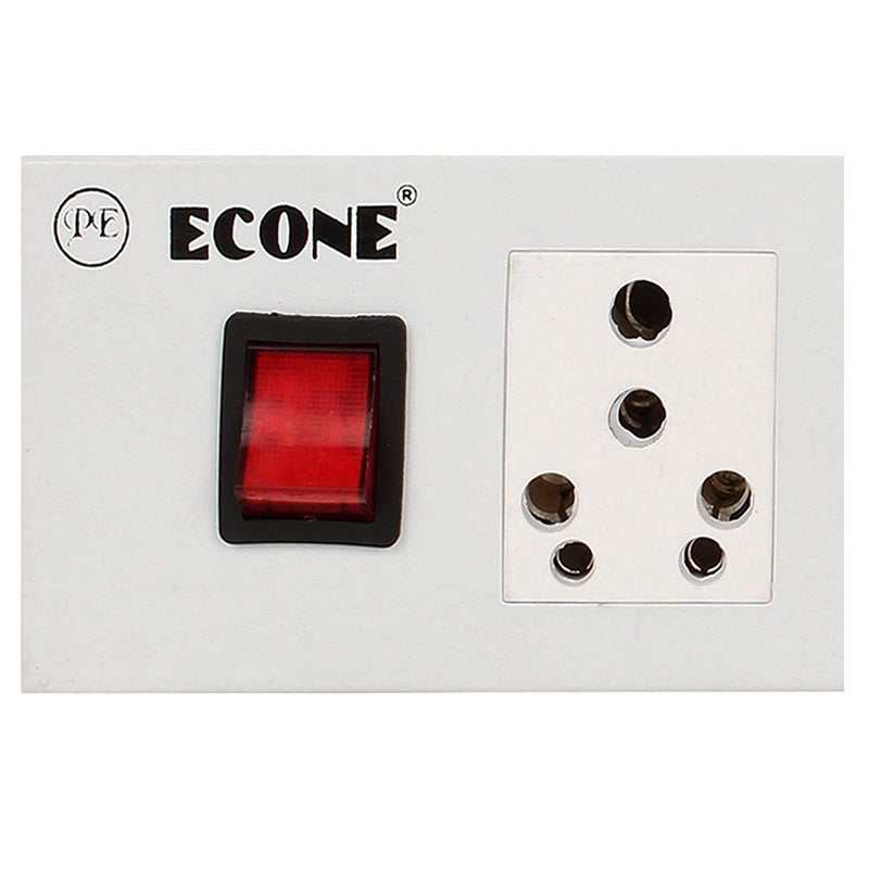 ECONE ECONE 16 Amp 2500 Watt Extension Board Extension Cord With 3 Socket 3 Switch For Heavy Appliances Devices 1 Year Warranty 35 Mtr 3 Core Long Wire 220 Volts White  - Image 4