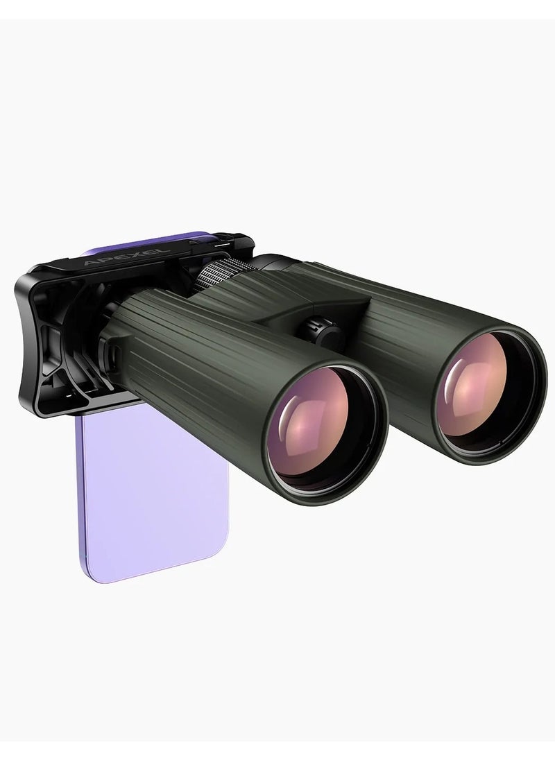 APEXEL - APEXEL Telescope Phone Adapter, Big Type Smartphone Adapter Mount, Universal Phone Mount, One-Piece Smartphone Binocular Adapter for iPhone/Android, for Spotting Scope Telescope Binocular Monocular - Image 1