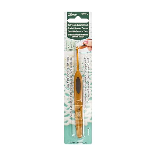 Clover Soft Touch 2.75-mm Crochet Hooks, Size C - Image 2