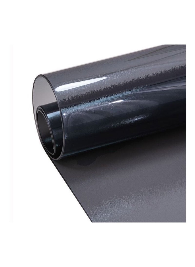 Tablecloth Oil Proof Glass Soft tablecloth Flexible Table Protective Table Cover Transparent Waterproof Kitchen Décor of Modern black  - Image 4
