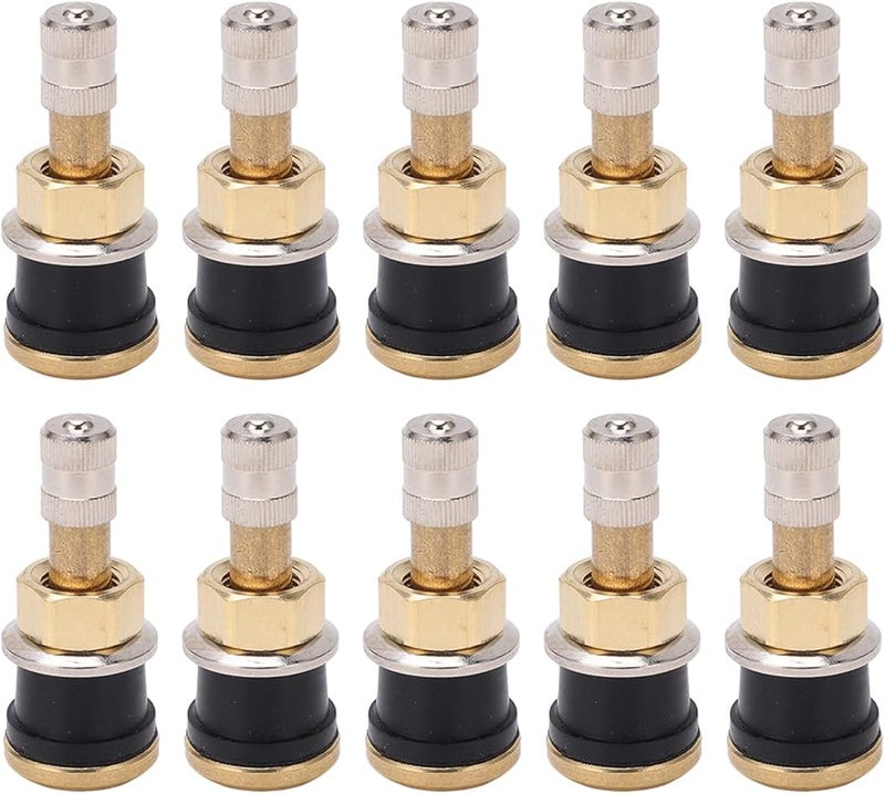 Brass Truck Tire Valve Stem TR501 For 0 625in Valve Holes Durable Tubeless Replacement - Image 1
