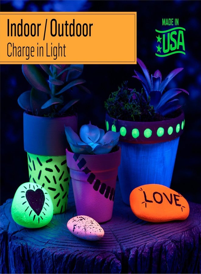 FolkArt Glow in The Dark Acrylic Paint (2 Ounce), K2873 Matte Yellow - Image 5