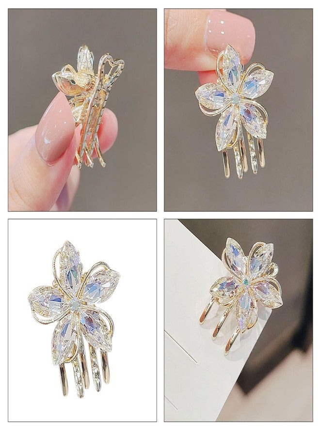 FOMIYES 3pcs Flower Hair Clip Small Hair Clasp Claw Clip Flower Claw Clips Lady Headdress Clasp Ornament Small Clamps Clamp - Image 3