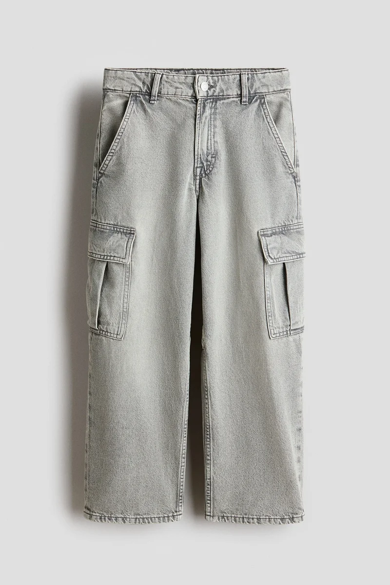 H&M Baggy Fit Cargo Jeans