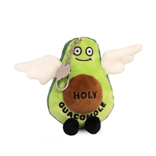 Punchkins Avocado Bag Keychains, Plush Accessory and Hanging Decoration for Purse, Handbag, Backpack, Funny Meme Gift - Image 1
