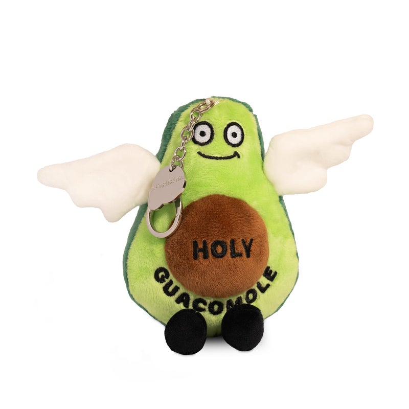 Punchkins Avocado Bag Keychains, Plush Accessory and Hanging Decoration for Purse, Handbag, Backpack, Funny Meme Gift - Image 4