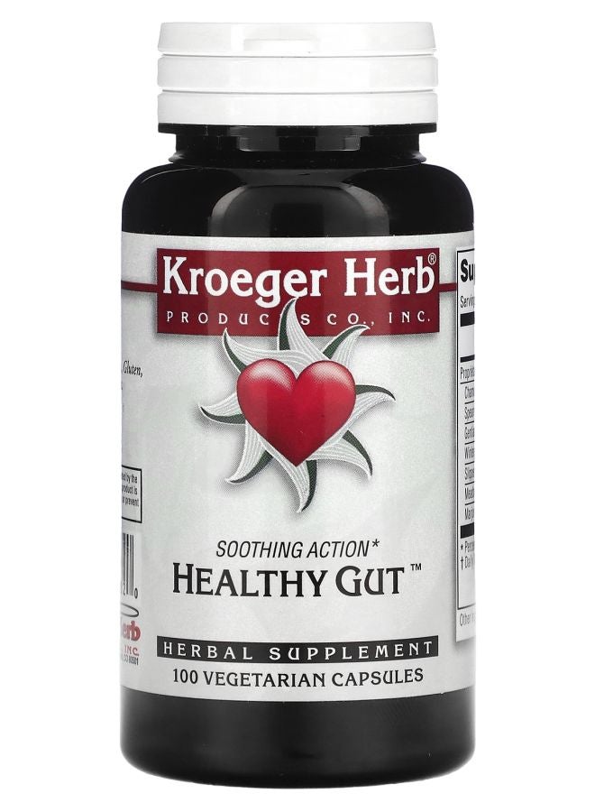 Kroeger Herb Co Healthy Gut 100 Vegetarian Capsules