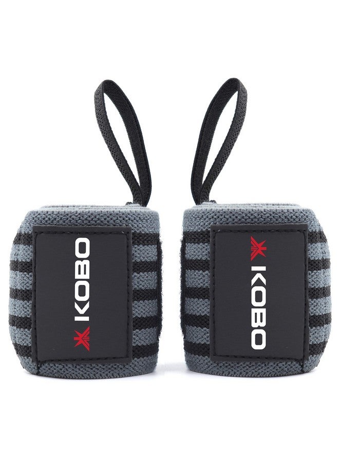 Kobo WTA-04 Power Cotton Gym Support (Grey-Black)