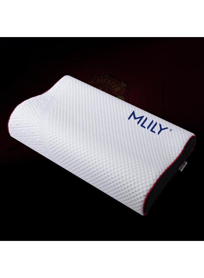 Mlily Slow Rebound Memory Foam Pillow, Cervical Pillow, Space Pillow For Adults, Manlian Shuxiang Pillow M, 56*35*9/7cm - Image 2