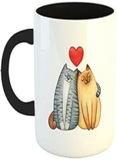 Happu - Valentine Day Printed Ceramic Coffee Mug, Heart Cute Couple Cat 1, Gifts for Boyfriend/Girlfriend, Gift for Husband/Wife, Gift for Lover/Couple/His/Her, 325 ML(11Oz), HP-2592-3T-BK - pzsku/ZA21B33E862AE63B27D9BZ/45/_/1723237308/9454a7fb-61fa-4011-b9fa-ed5fd55e6e40