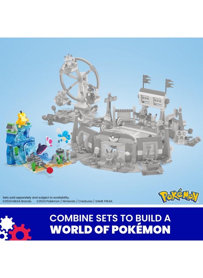 Mega Brands MEGA Pokémon Building Toys Set Aquatic Adventure with 319 Pieces, 2 Poseable Characters, for Kids  - Image 5