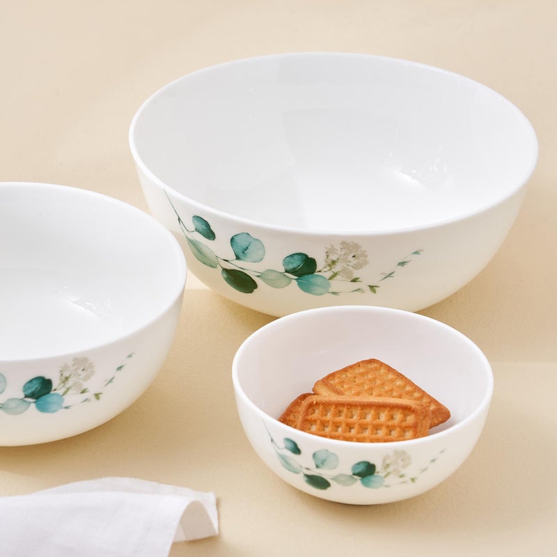 Home Centre Lucas Bone China Printed Serving Bowl - 1.21L - Image 2