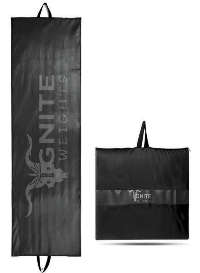 IGNITE WEIGHTS® 11MM PVC Leatherette Yoga Mat, Unbeatable Non Slip Raxine, Eco Friendly and Odorless Lightweight and Extra Large Size -Black - Image 3