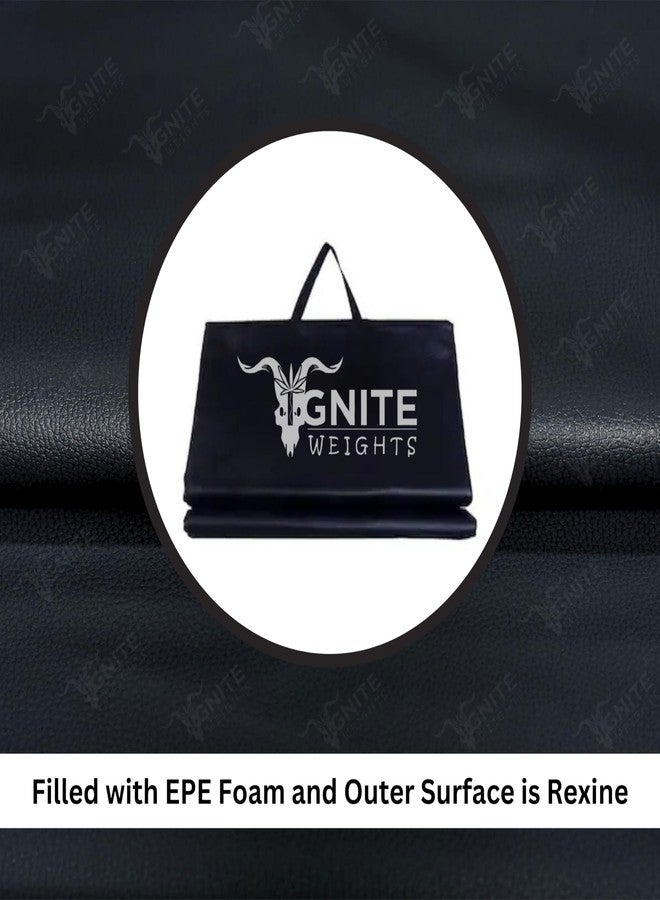 IGNITE WEIGHTS® 11MM PVC Leatherette Yoga Mat, Unbeatable Non Slip Raxine, Eco Friendly and Odorless Lightweight and Extra Large Size -Black - Image 5