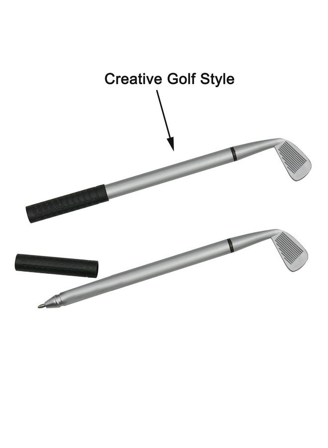 Maydahui 12Pcs Golf Ballpoint Pen Funny Sports Golfing Club Props Black Gel Ink For Students Coworkers Boss Office Dad - Image 4