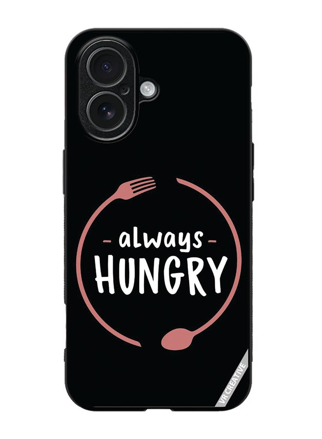 Protective Case Cover For Apple iPhone 17 Always Hungry Design Multicolour