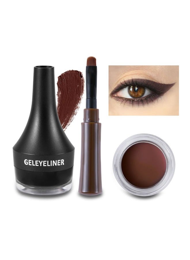 Boobeen Eyeliner Waterproof Gel Eyeliner Smudge-proof Eye Liner Gel Makeup High Pigment Eye Makeup Set Easy to Apply Long-lasting For All Day - Image 1