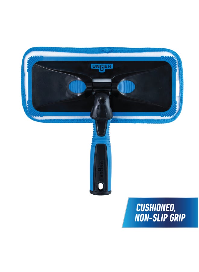 أنجر منظف النوافذ الداخلية بروكلين احترافية بمقبض مبطن لا يترك علامات أزرق وأسود 7 x 23 x 27.94 سم 980300 - Image 2