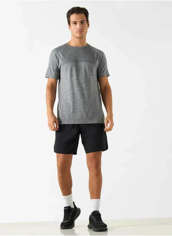 ADOT Shorts with Elasticated Waistband and Pockets