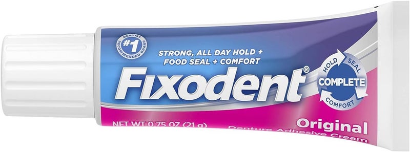 Fixodent Denture Adhesive Cream Original 075 oz Pack of 11 - Image 3