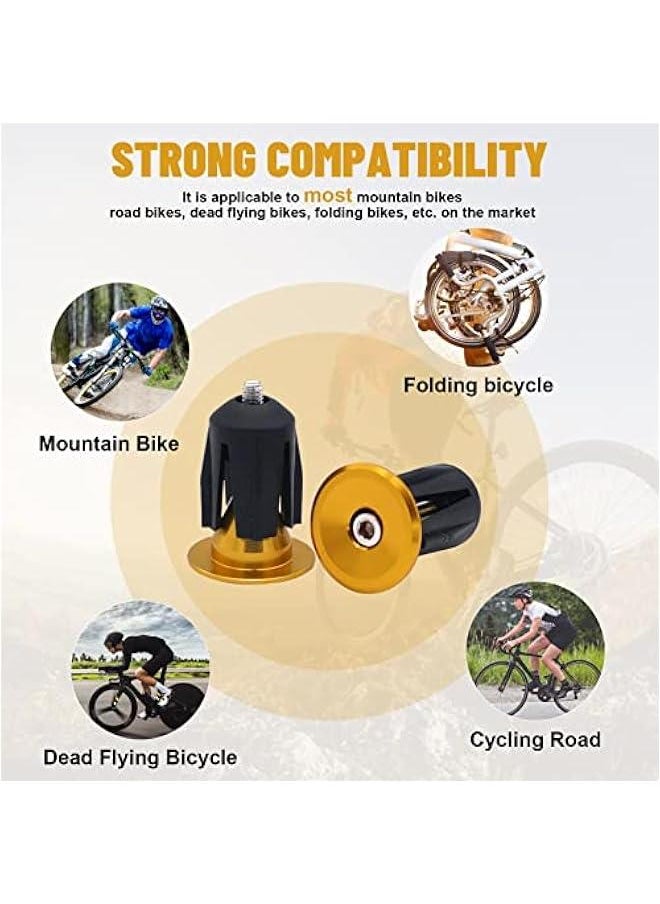 Generic - Aluminum Adjustable Handlebar Bike Bar Ends,Handlebar End Plugs,Cycling Bike Bar Ends Plug Cap for Road, Mountain,Most Bikes, Handlebar End Plugs, Aluminum Adjustable HandlebarHandlebar End Plug - Image 1
