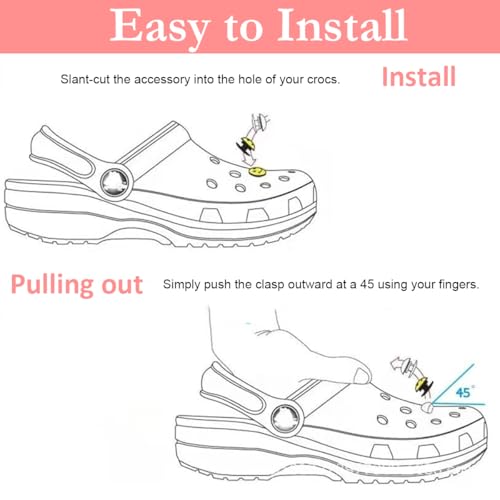 MAYCREATE® 35Pcs Cartoon Random Shoe Charms and pins Cute Shoe Charms for Sandals and Shoe Decoration for Women Boys Girls Clog Accessories Party Favor (Random) - Image 3