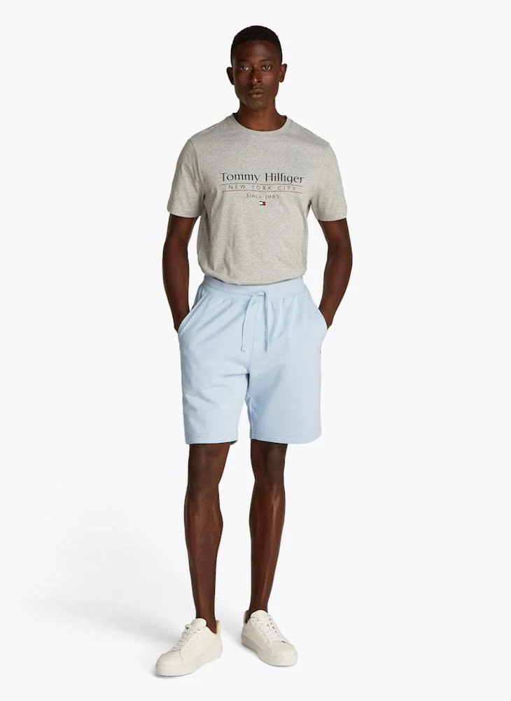 TOMMY HILFIGER Terry Cotton Jogger Shorts
