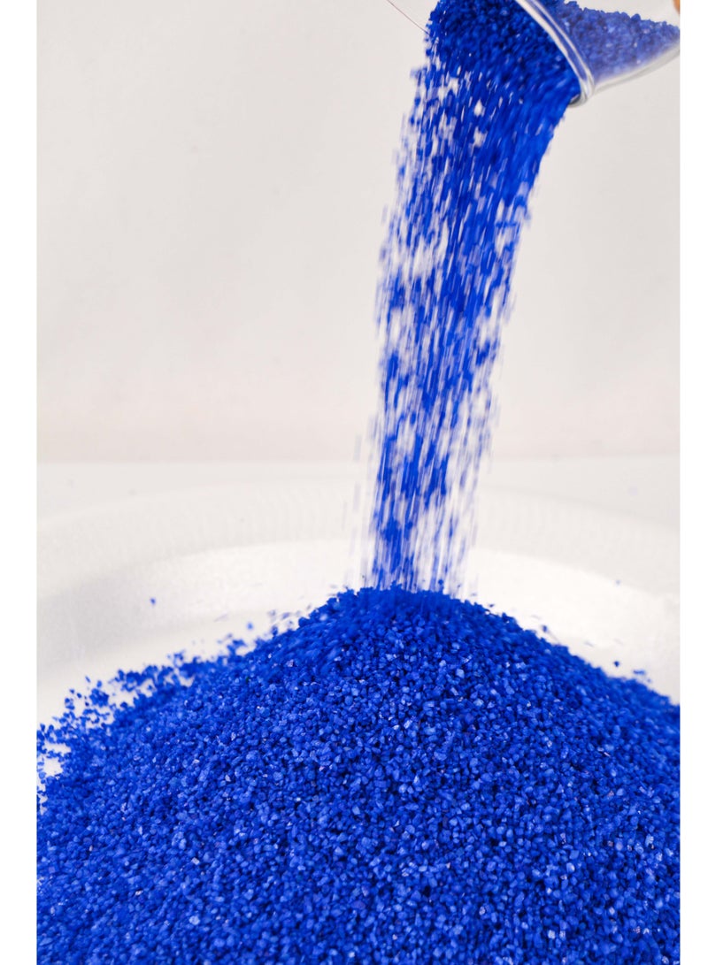 vsell24 2kg Brilliant Blue Aquarium Sand – Perfect for Aquascaping, Crafts & Creative Decor  - Image 2