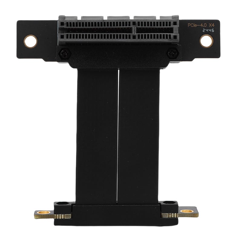 Riser Cable PCIE 4.0 4X Port High Speed 64 Pin Flexible GPU Graphics Card Extension Cable for PC Cases 10cm / 3.9in - Image 2