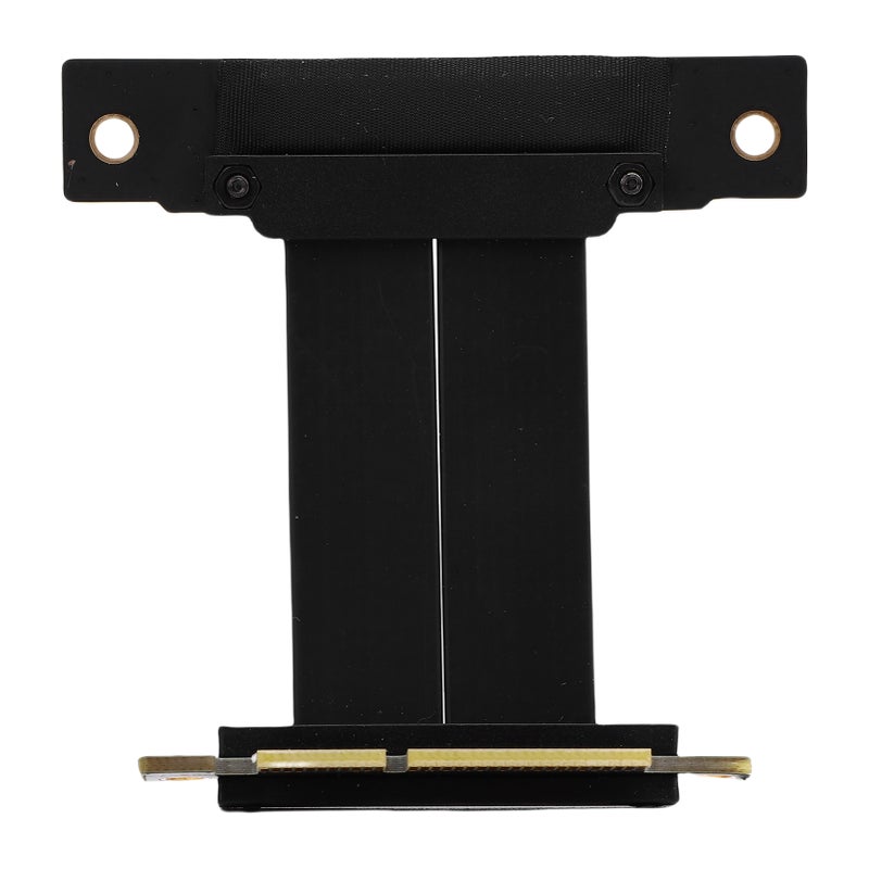 Riser Cable PCIE 4.0 4X Port High Speed 64 Pin Flexible GPU Graphics Card Extension Cable for PC Cases 10cm / 3.9in - Image 1