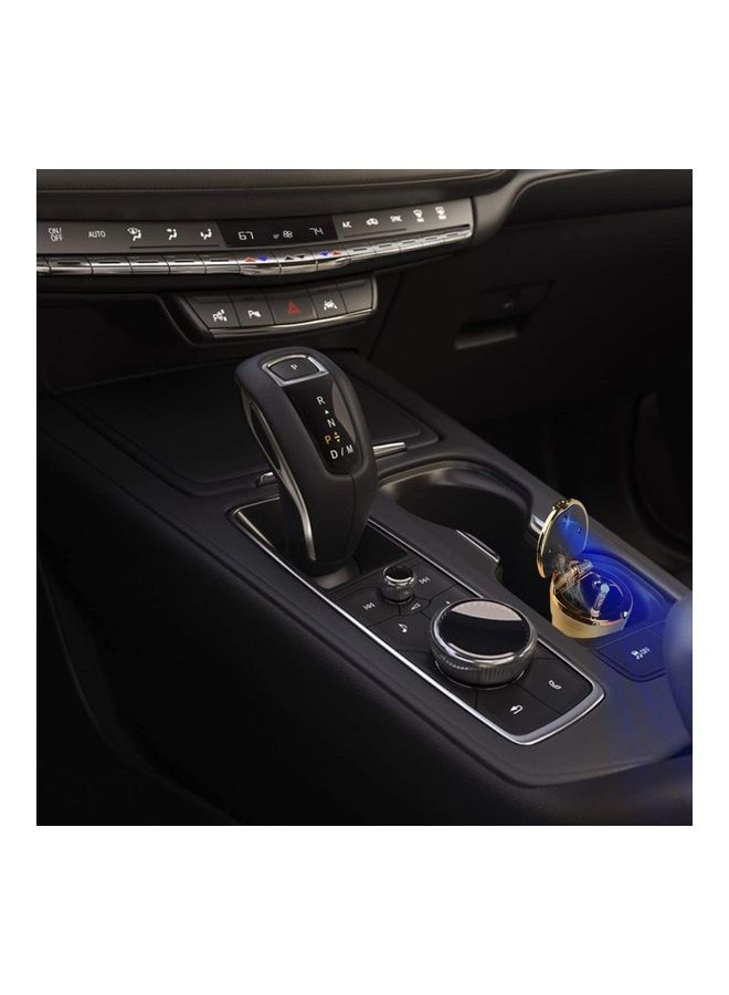 NIBEMINENT Car Ashtray With Lid Portable Smokeless Ash Holder And Blue LED Light  - Image 4